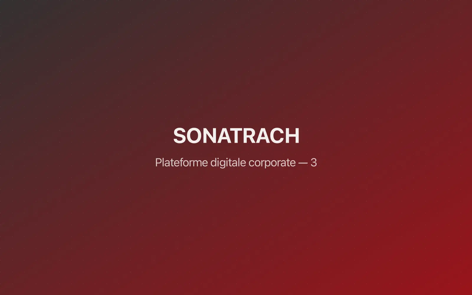Plateforme digitale corporate — 3
