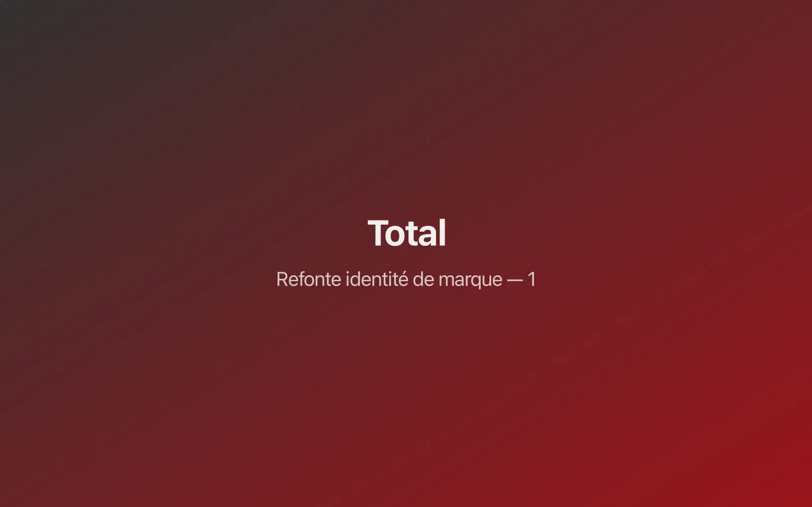 Refonte identité de marque — 1