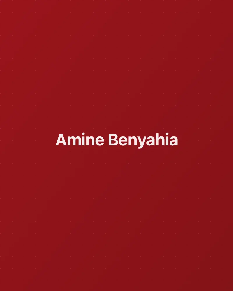 Amine Benyahia