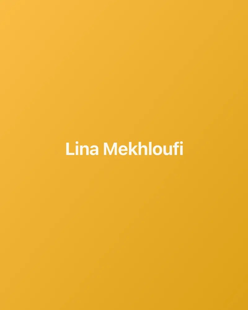 Lina Mekhloufi